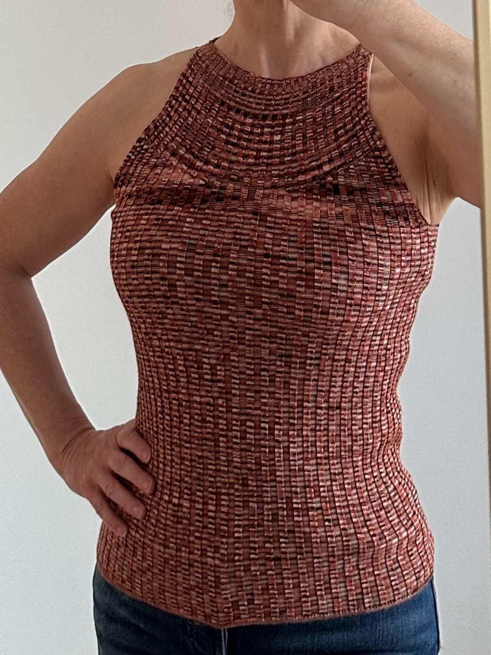 Missoni Ribbed Halter Top